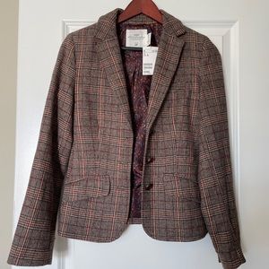 H&M plaid blazer